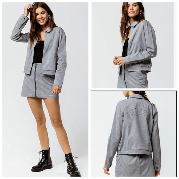 Volcom Frochickie Jacket. Houndstooth - Picture 14 of 16